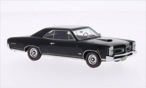Pontiac GTO Hardtop 1/43 Neo zwart 1966 modelauto