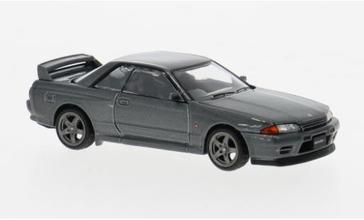 Modelauto Nissan Skyline R32 GT-R grijs 1/64 Pop Race