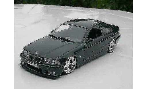 Bmw M3 Coupe 1/18 Ut Models E36 zwart jantes andrew racing modelauto
