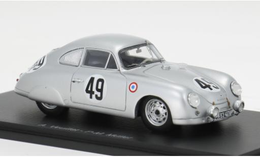 Modelauto Porsche 356 1953 24h Le Mans #49 A.Veuillet/P.M&Atilde;&frac14;ller 1/43 Spark