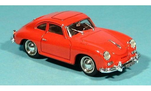 Porsche 356 C C 1/43 Brumm Coupe rood 1952 modelauto