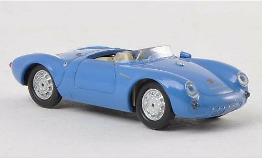Porsche 550 1953 1/87 Ricko Spyder blauw modelauto