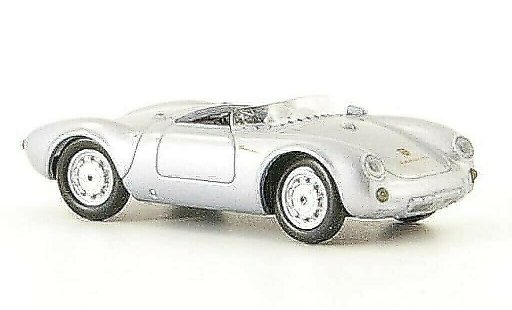 Porsche 550 1953 1/87 Ricko Spyder grijs modelauto