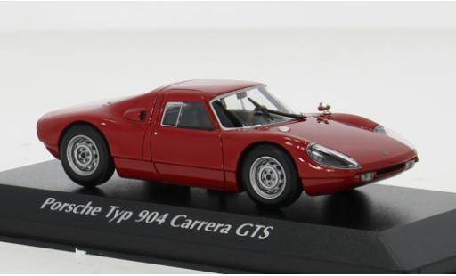 Modelauto Porsche 904 Base rood 1/43 Maxichamps