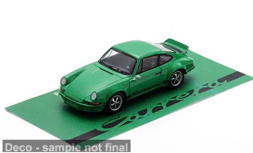 Modelauto Porsche 911 RSR 2.8 groen/zwart 1973 1/64 Spark