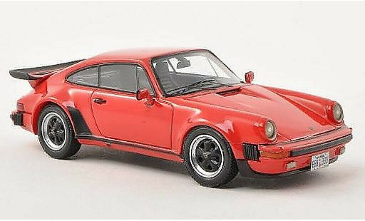 Porsche 911 Turbo 1/43 Neo USA rood 1980 modelauto
