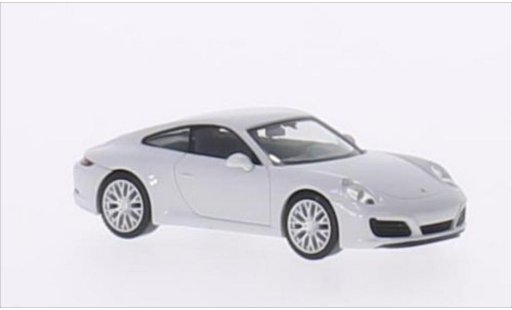 Porsche 911 S 1/87 Herpa Carrera metallic wit 2015 modelauto
