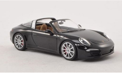 Porsche 911 Targa 1/43 Minichamps 4S zwart modelauto