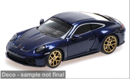 Modelauto Porsche 911 GT3 (992.2) Touring blauw 2025 1/64 Minichamps
