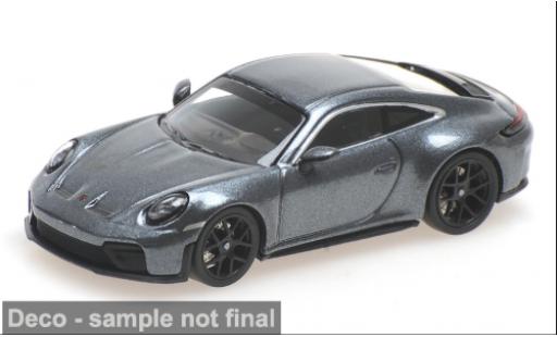 Modelauto Porsche 911 GT3 (992.2) Touring grijs 2025 1/64 Minichamps