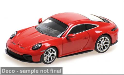 Modelauto Porsche 911 GT3 (992.2) Touring rood 2025 1/64 Minichamps