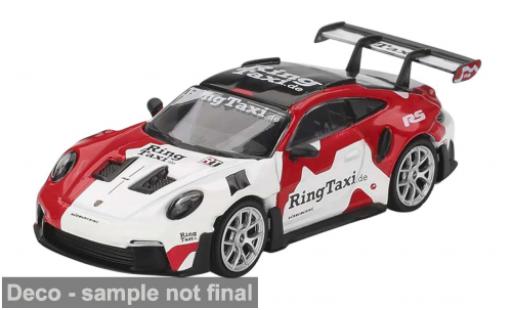 Modelauto Porsche 911 GT3 R S wit/rood 2025 1/64 Mini GT