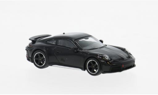Modelauto Porsche 911 Base zwart 2023 1/64 Mini GT