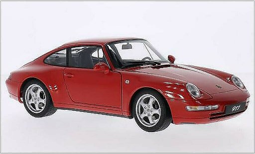 Porsche 911 Carrera 1/18 Autoart rood 1995 modelauto