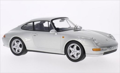 Porsche 911 Carrera 1/18 Norev grijs 1 modelauto