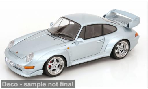 Modelauto Porsche 911 GT2 grijs 1996 1/12 KK Scale