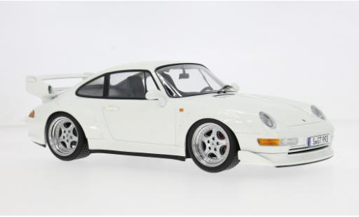 Modelauto Porsche 911 GT2 wit 1996 1/18 KK Scale