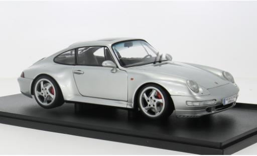Modelauto Porsche 911 Base grijs 1/18 Solido