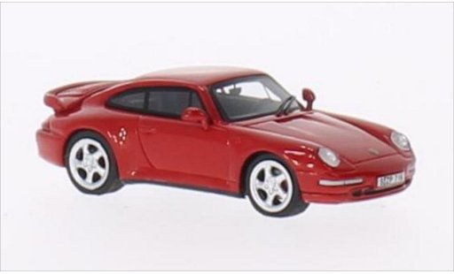 Porsche 911 Turbo 1/87 Minichamps rood 1995 modelauto