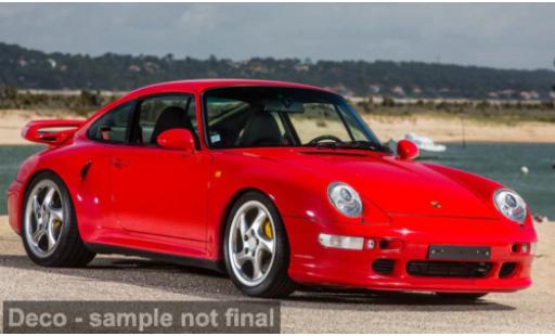 Modelauto Porsche 911 Turbo S rood 1997 1/12 GT Spirit