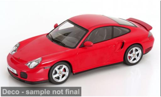 Modelauto Porsche 911 Turbo rood 2000 1/18 KK Scale