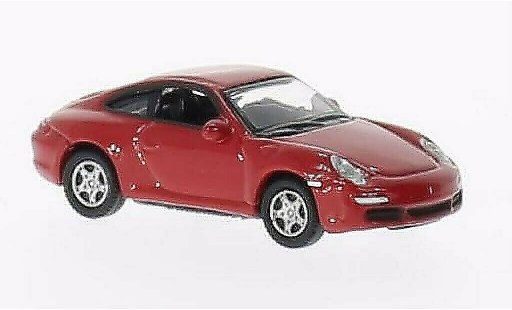 Porsche 911 S 1/87 Welly Carrera Coupe rood modelauto
