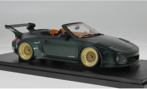 Modelauto Porsche 911 Base groen 2024 1/18 GT Spirit