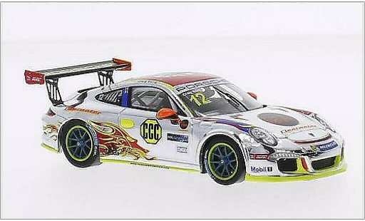 Porsche 911 GT3 CUP 1/43 Spark No.12 Clearwater Racing Carrera Asia 2015 modelauto