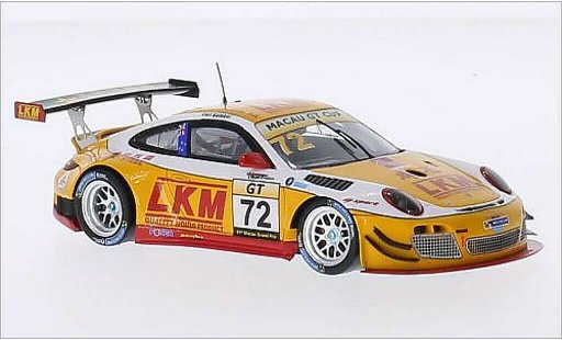 Porsche 911 GT3 1/43 Spark R No.72 LKM GT Cup GP Macau 2014 modelauto