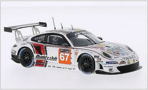 Porsche 911 GT3 1/43 Spark R No.67 AAI Motorsports 24h Le Mans 2015 modelauto