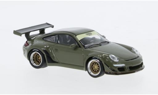 Modelauto Porsche 911 RWB bra 1/64 Pop Race