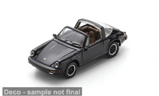 Modelauto Porsche 911 Targa Carrera 3.2 zwart 1/87 Schuco