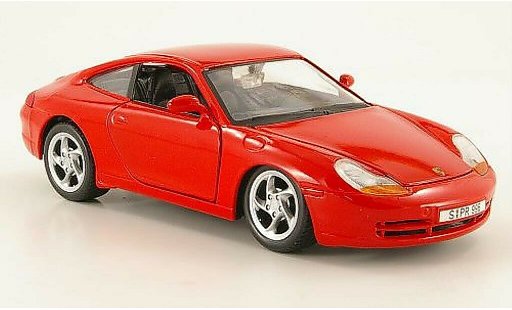Porsche 911 Carrera 1/24 Maisto rood 1997 modelauto