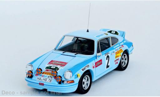 Modelauto Porsche 911 RS Carrera Rally Hunsr&Atilde;&frac14;ck 1976 #2 H-W.Schewe 1/43 Trofeu
