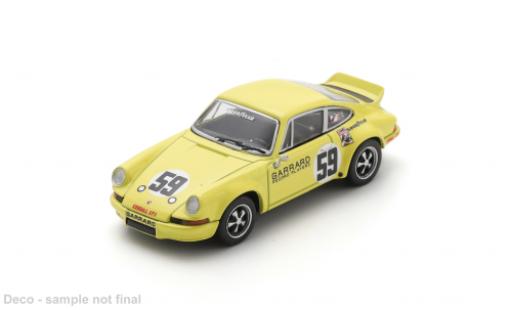 Modelauto Porsche 911 RSR Carrera 12h Sebring 1973 #59 P.Gregg/H.Haywood 1/64 Spark
