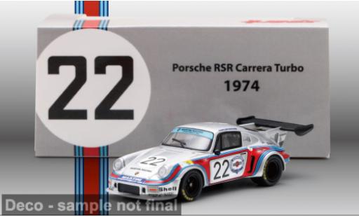 Modelauto Porsche 911 RSR Carrera 2.8 24h Le Mans 1974 #22 G.van Lennep/H.M&Atilde;&frac14;ller 1/64 Spark