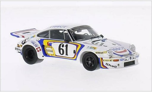 Porsche 911 Carrera 1/43 Spark R No.61 Ecurie Cibie Tissot 24h Le Mans 1974 modelauto