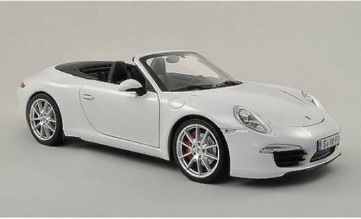 Porsche 911 S 1/18 Minichamps Carrera Cabriolet wit modelauto