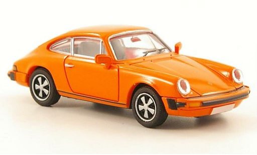 Porsche 911 Base 1/87 Brekina Coupe (G-Reihe) oranje modelauto