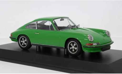 Modelauto Porsche 911 Base groen 1972 1/18 Minichamps