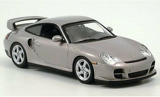 Porsche 911 GT2 1/43 Minichamps grijs 2001 modelauto