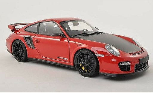 Porsche 911 GT2 1/18 Minichamps rood/carbon 2011 modelauto