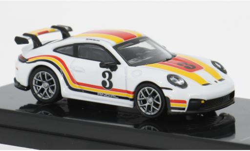 Modelauto Porsche 911 GT3 (992.2) wit/Dekor 2025 1/64 Para64
