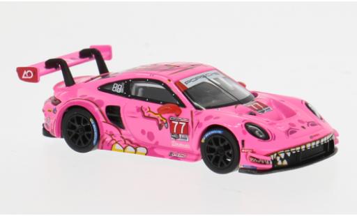 Modelauto Porsche 911 GT3 R IMSA Road America 2024 AO Racing #77 1/64 Mini GT