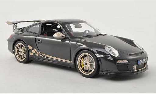 Porsche 911 GT3 1/18 Norev grijs/platin 2010 modelauto