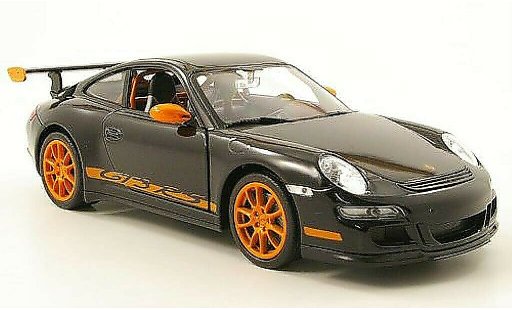 Porsche 911 GT3 1/24 Welly zwart modelauto