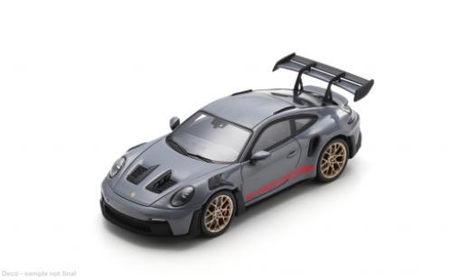 Modelauto Porsche 911 GT3 RS grijs 2022 1/43 Schuco