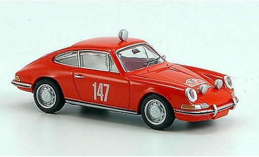 Porsche 911 Base 1/87 Brekina No.147 Rally Monte Carlo 1965 modelauto