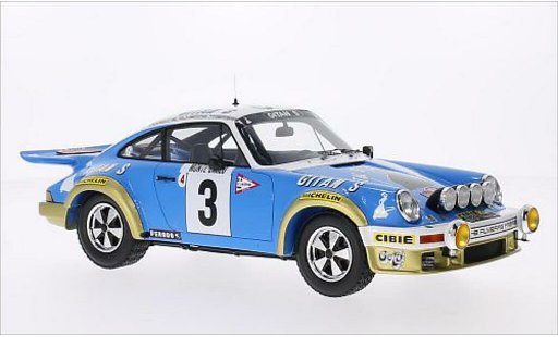 Porsche 911 Base 1/18 Spark No.3 Gitanes Rally Monte-Carlo 1978 modelauto