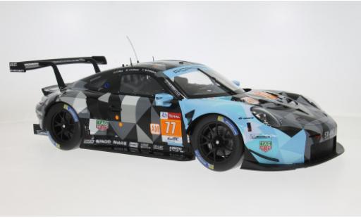 Modelauto Porsche 911 RSR 24h Le Mans 2018 Dempsey Proton Racing #77 M.Campbell/J.Andlauer 1/12 IXO